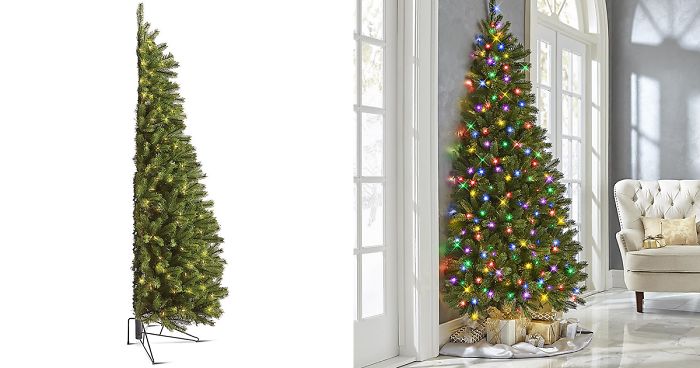 Agora Você Pode Comprar Metade Da Árvore De Natal Para Economizar Espaço